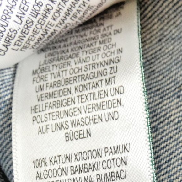 M&S Childs Jean Jacket Hoodie Mickey Mouse Blue Denim Gray Disney Size XS (2-3) - Picture 12 of 12